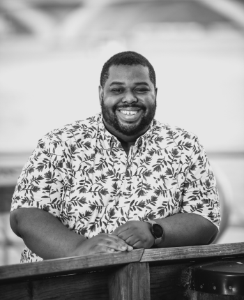 The bio image for fellow, Justin